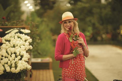 Joanna Lumley popped into M&S’s Sustainability Garden